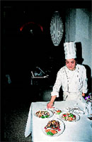 Chef Lee at the 
Emperors Court.
