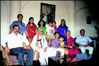 Raja P. C. Deo Bhanj and his family... a recent portrait.