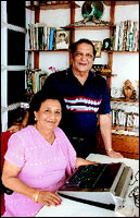 Commodore Lancy Gomes and his wife of 50 years, Lulu.