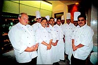 Executive Chef Frank Muller and his kitchen staff and, above, restaurant team at Citrus. It is a young team of enthusiastic and talented youngsters. I like challenges and at Citrus we are obligated to do something different all the time, the Executive Chef said.
