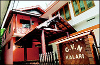 The C.V.N. Kalari institute in Calicut which has a Shaolin Temple-like resemblance.