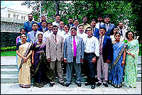 Principal Praveen Roy, Vice-Principal Satish Jayaram and the IHMs proud faculty members.