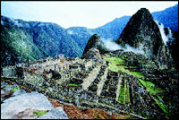 Incredible Machu Picchu, a Lost City in the Peruvian mountains.