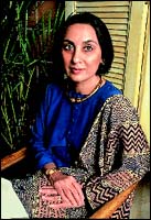 Indian restaurateur 
Namita Panjabi at the Chutney Mary in London.