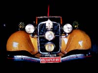 A different horse in the royal stables, the Maharaja's vintage Maebeck motorcar.