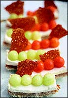 An exotic dessert from the Citrus daily buffet.