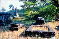 In the corner of 
St. Peters Church there is an old closed cemetery containing 30 graves, one of which is John Chessons.