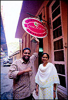 Sumesh Govind and his wife Liju at Paragon.