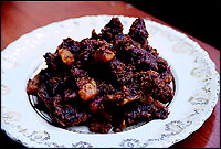 Suka Mutton... best had with pav on a picnic!