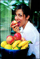 Malaika is careful about what she eats. No diets, no starvation. But no fried stuff, no sweets either, and everything else in moderation. I eat right and I eat on time, she says.