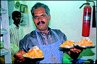 Shivlingappa Rao Mane of Bholeshankar Bhelpuri... better known as Bhelwala Appa...