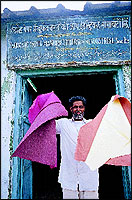 And a small village called Kagazpura that is run as a cooperative small scale industry and which manufactures handmade paper.