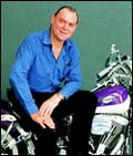 I used to ride to work on my motorcycle till a short while ago, says Knipp, who begins his average day at the crack of dawn, and kickstarts it with a cup of sweet black coffee.
